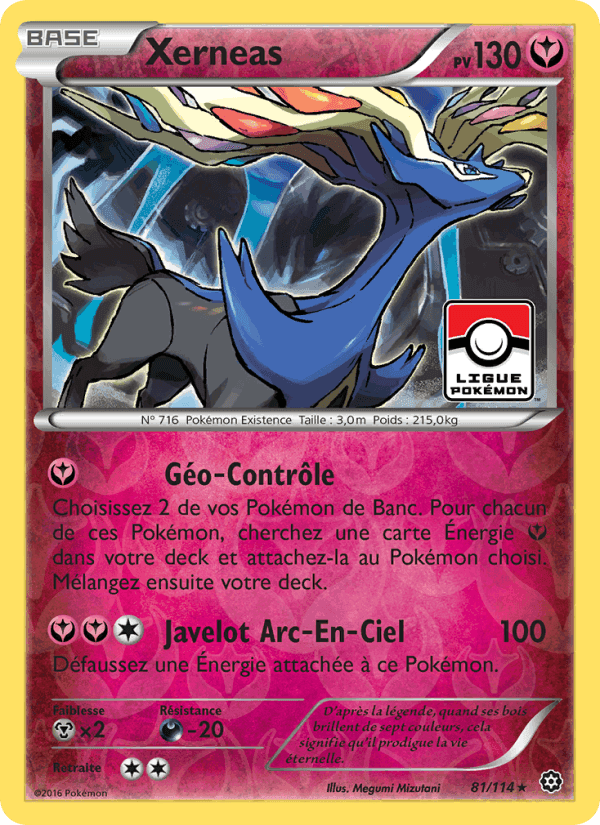Xerneas, card 81 from Offensive Vapeur