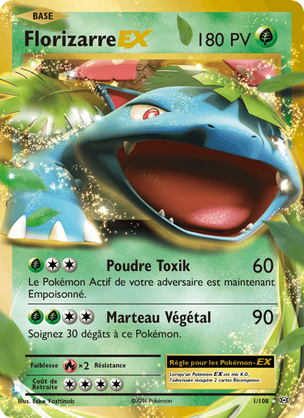 Florizarre EX, carta 1 di Évolutions