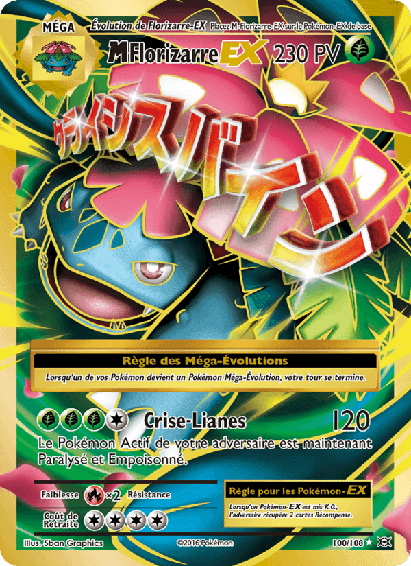 M-Florizarre EX, card 100 from Évolutions