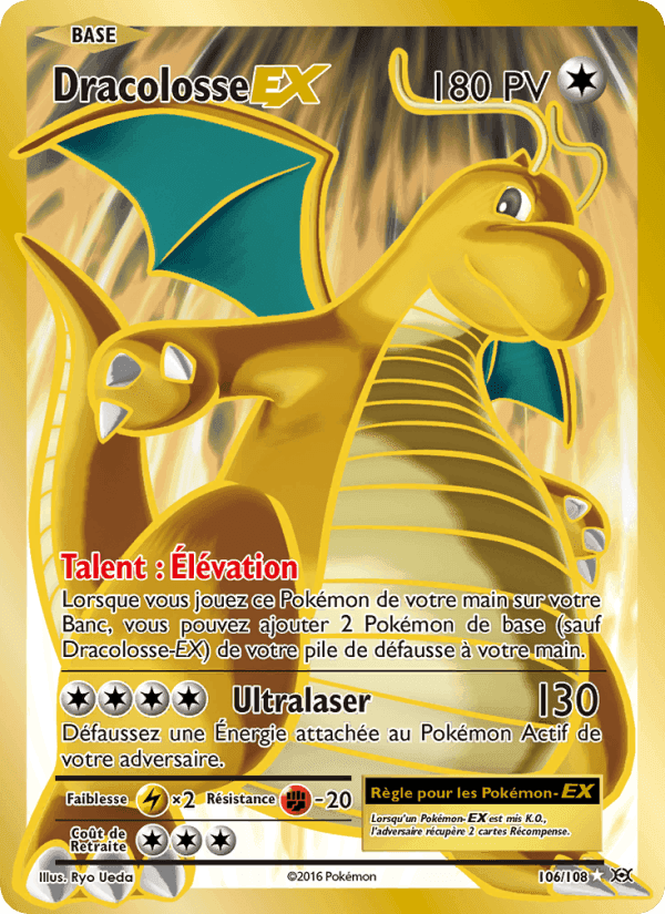 Dracolosse EX, carte 106 de Évolutions