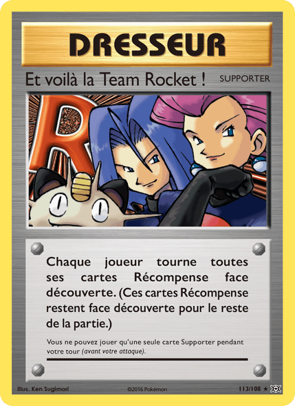 Et voilà la Team Rocket !, carte 113 de Évolutions