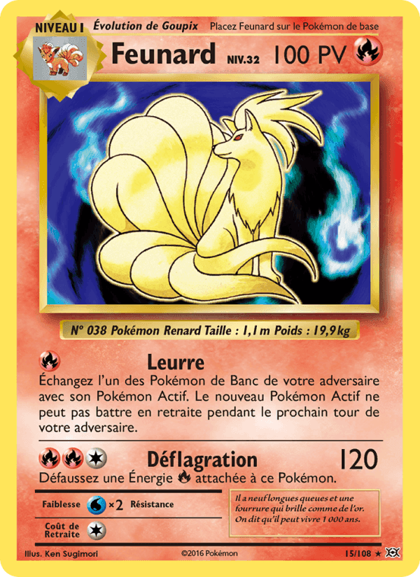 Feunard, carte 15 de Évolutions