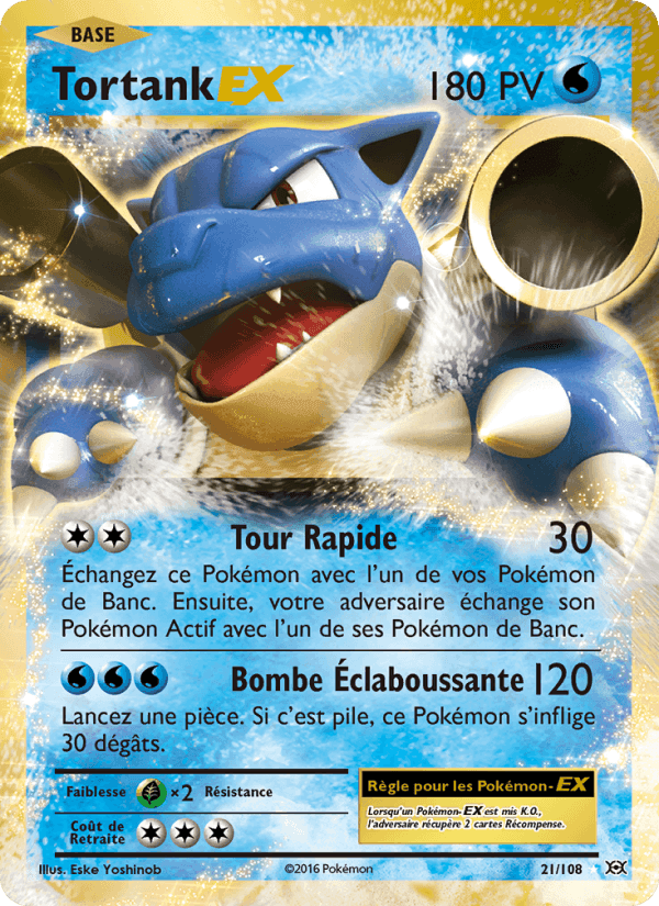 Tortank EX, carta 21 di Évolutions