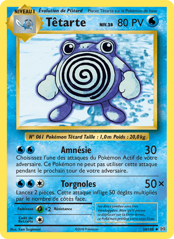 Têtarte, carte 24 de Évolutions