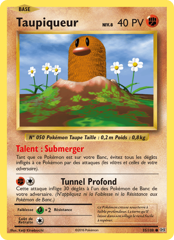 Taupiqueur, card 55 from Évolutions