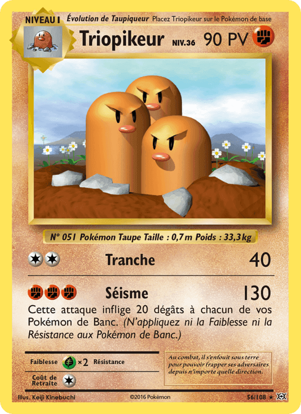 Triopikeur, carte 56 de Évolutions