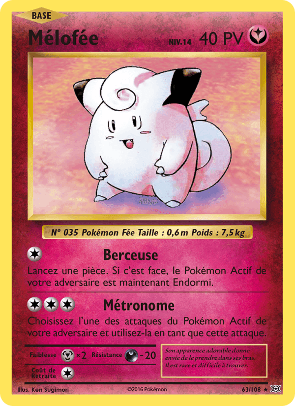 Mélofée, carta 63 di Évolutions