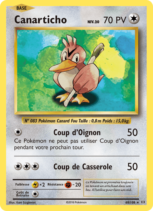 Canarticho, card 68 from Évolutions