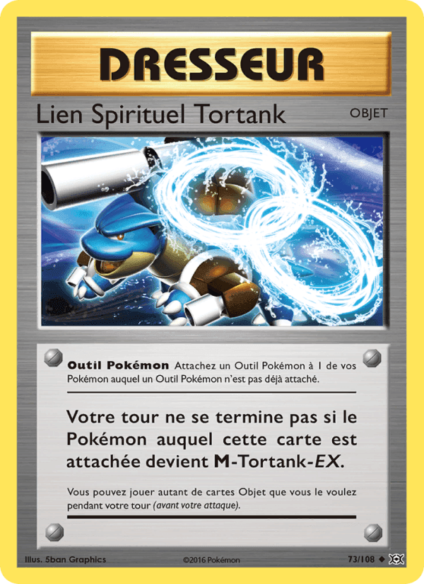 Lien Spirituel Tortank, carte 73 de Évolutions