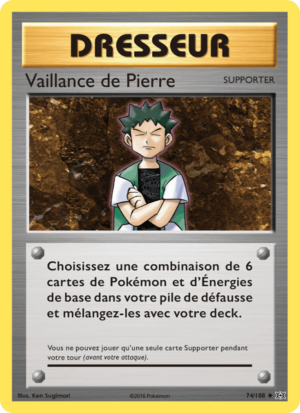 Vaillance de Pierre, carte 74 de Évolutions