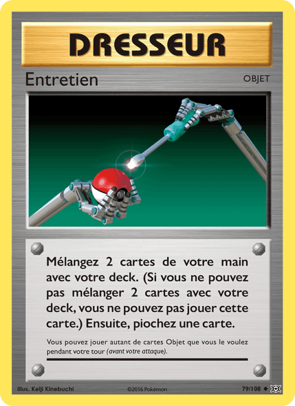 Entretien, carta 79 di Évolutions