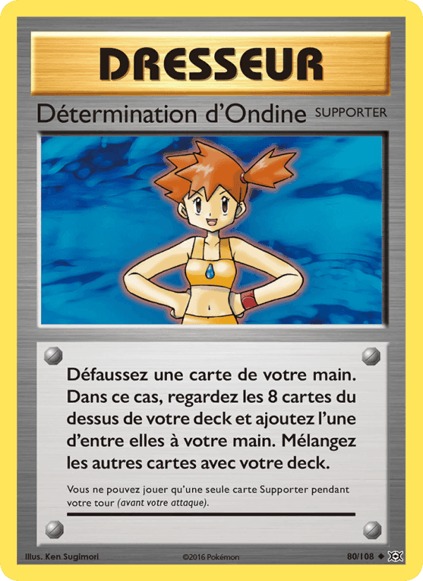 Détermination d'Ondine, carta 80 di Évolutions