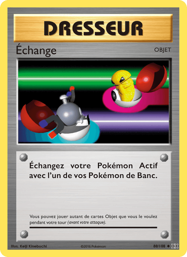 Échange, carte 88 de Évolutions
