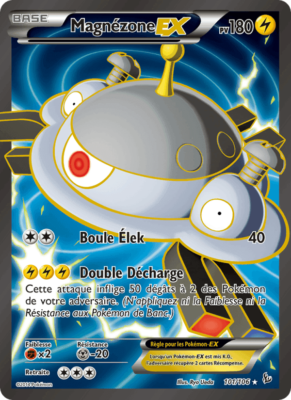 Magnézone EX, card 101 from Étincelles