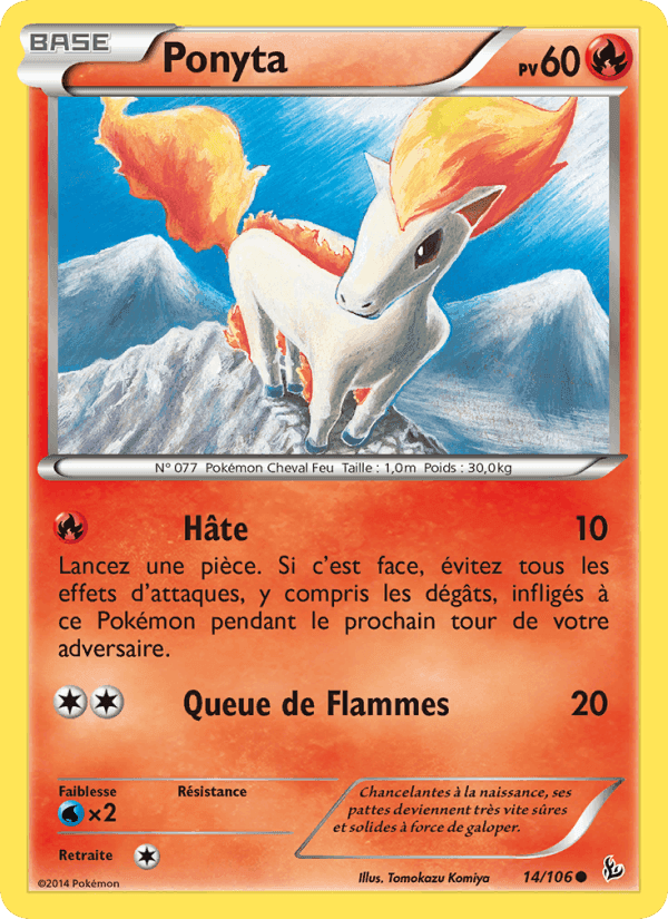Ponyta, card 14 from Étincelles
