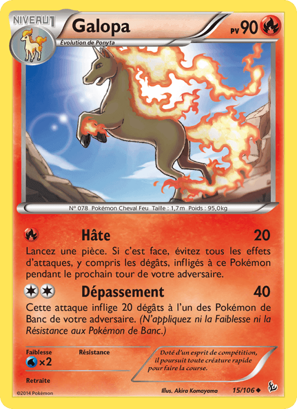 Galopa, carte 15 de Étincelles