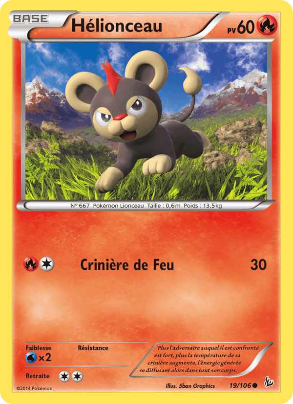 Hélionceau, carta 19 di Étincelles