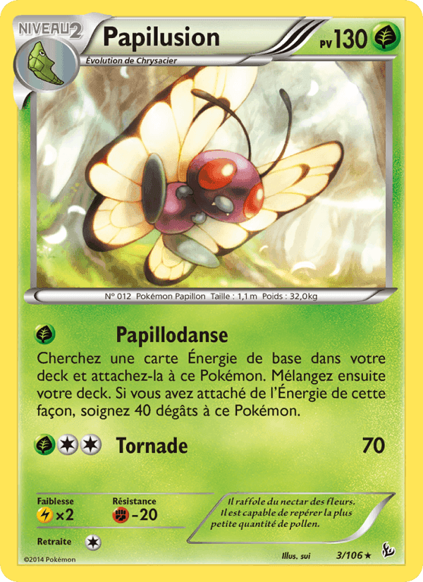 Papilusion, carta 3 di Étincelles