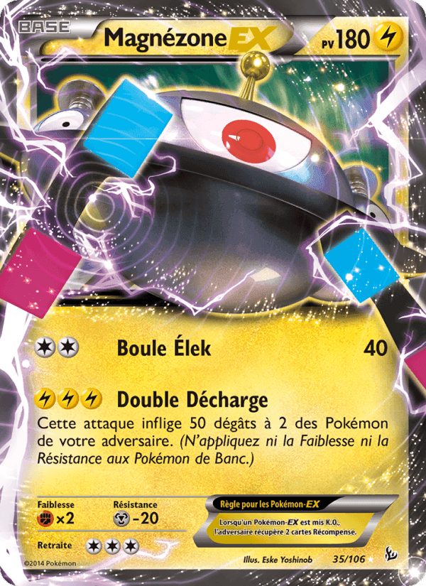 Magnézone EX, carta 35 di Étincelles