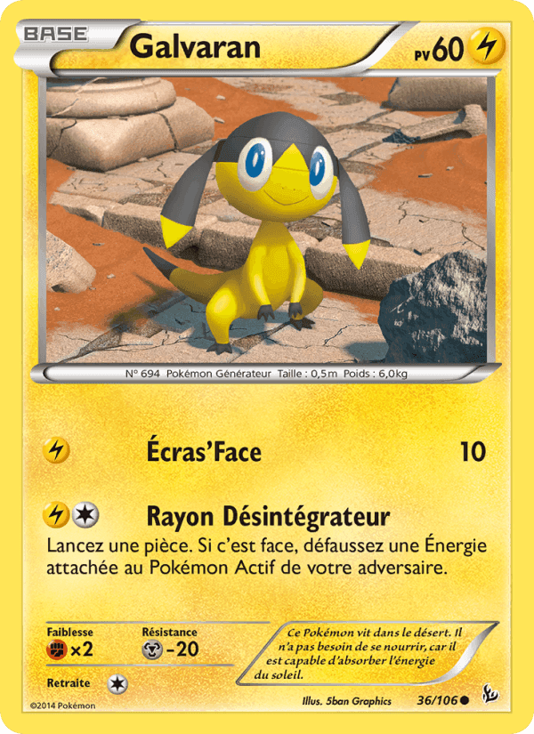 Galvaran, carta 36 di Étincelles