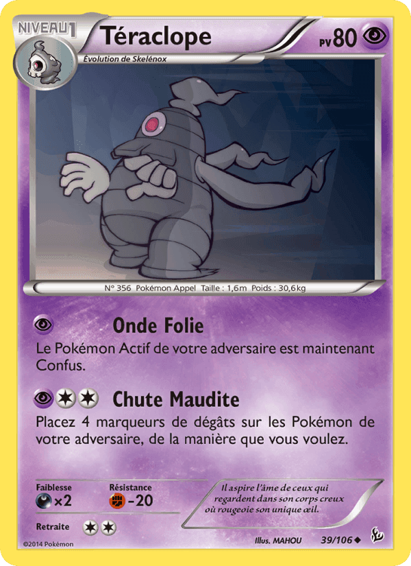 Téraclope, carta 39 di Étincelles