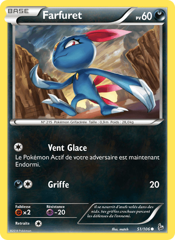Farfuret, carta 51 di Étincelles