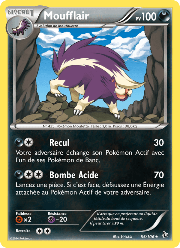 Moufflair, carta 55 di Étincelles