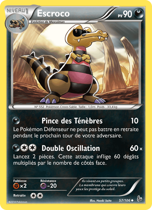 Escroco, carta 57 di Étincelles