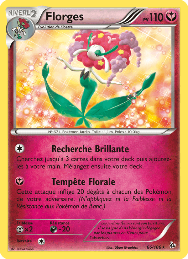 Florges, carta 66 di Étincelles