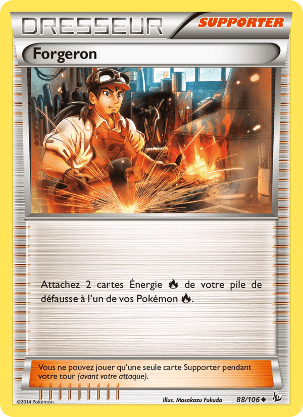 Forgeron, carte 88 de Étincelles