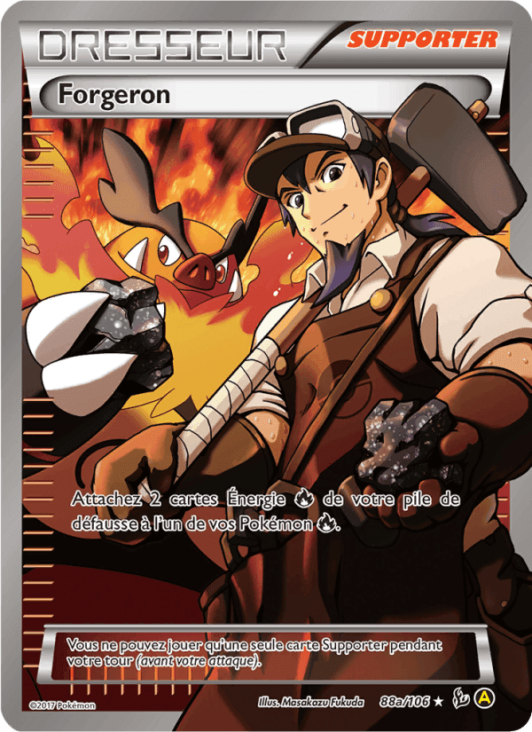 Forgeron, card 88a from Étincelles