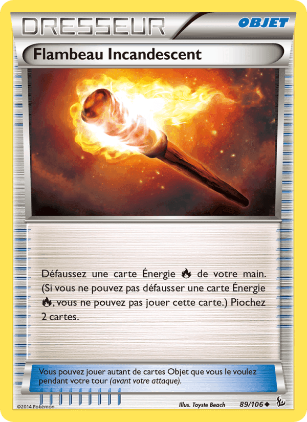 Flambeau Incandescent, carte 89 de Étincelles