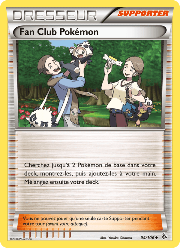 Fan Club Pokémon, carta 94 di Étincelles