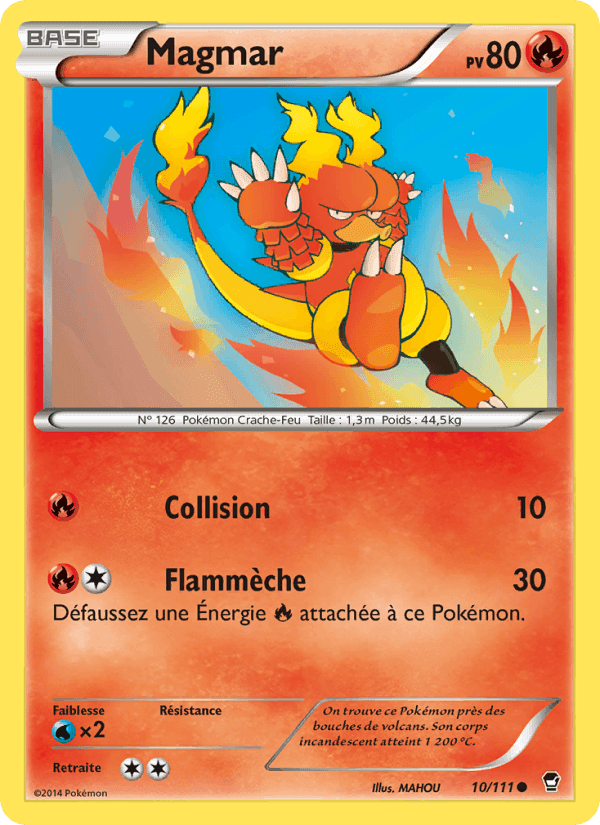 Magmar, carte 10 de Poings Furieux