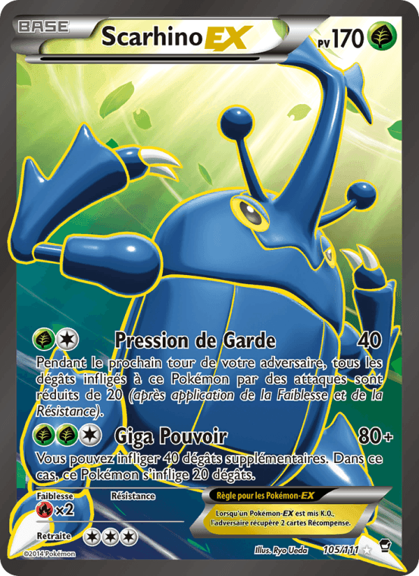 Scarhino EX, carte 105 de Poings Furieux