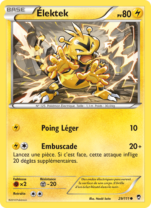 Élektek, carte 29 de Poings Furieux