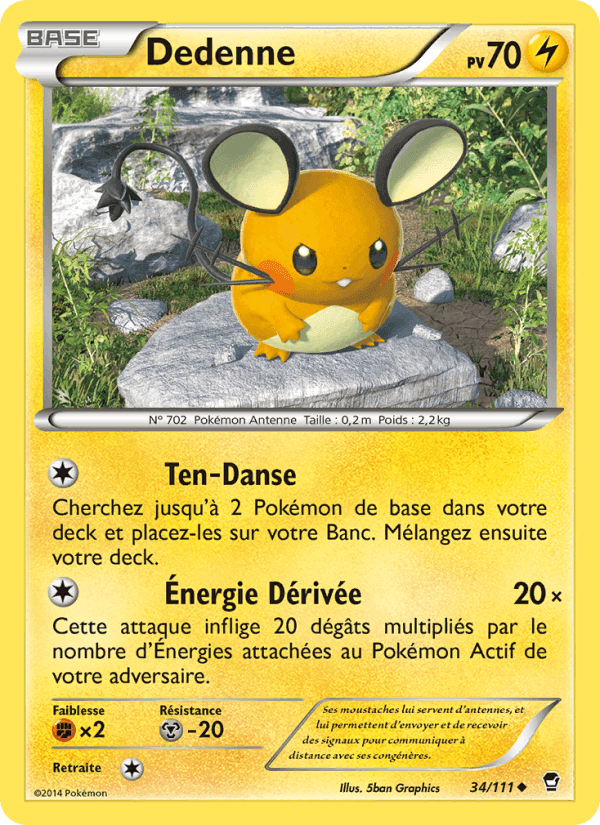Dedenne, carte 34 de Poings Furieux