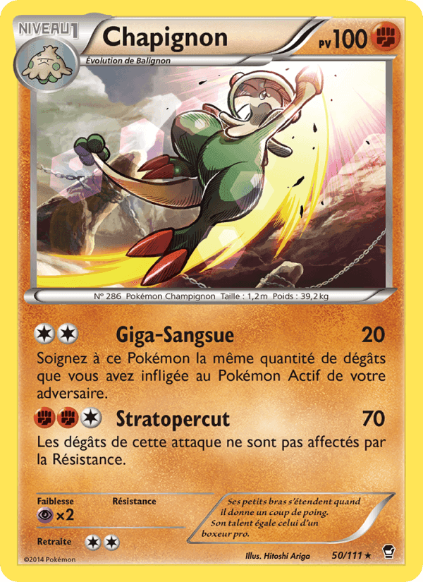 Chapignon, carte 50 de Poings Furieux