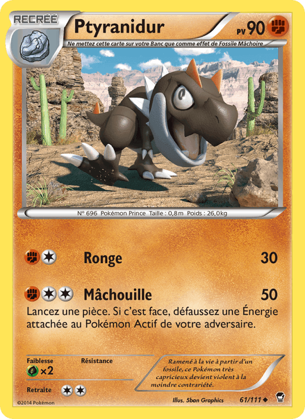 Ptyranidur, carte 61 de Poings Furieux