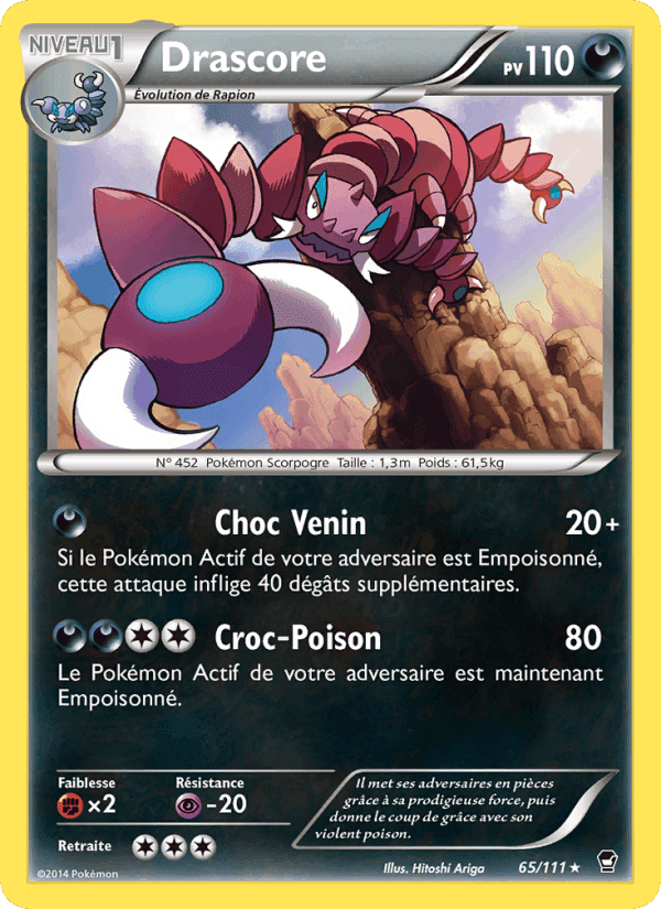Drascore, carte 65 de Poings Furieux
