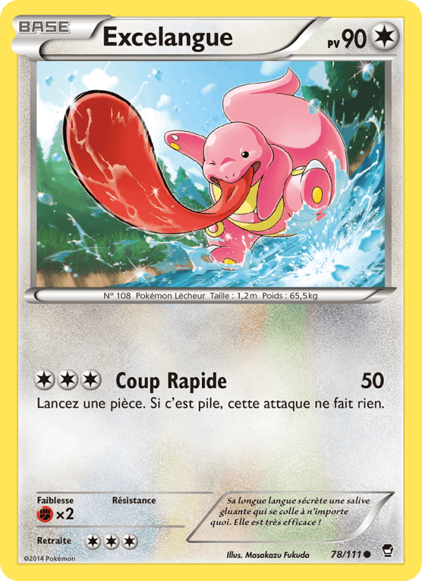 Excelangue, card 78 from Poings Furieux