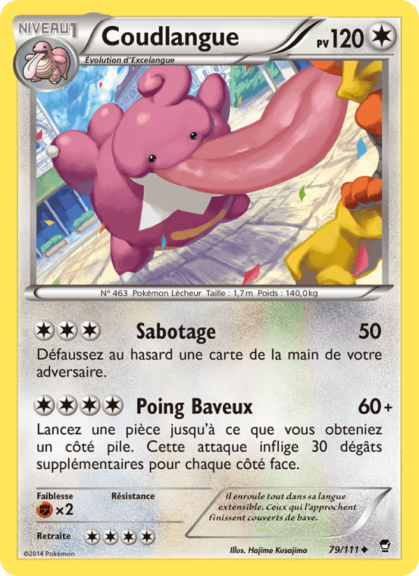 Coudlangue, carte 79 de Poings Furieux