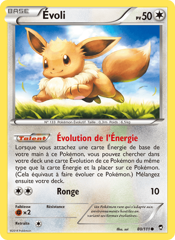 Évoli, carte 80 de Poings Furieux
