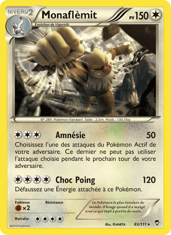 Monaflèmit, carte 83 de Poings Furieux