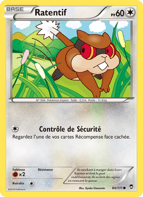 Ratentif, carte 84 de Poings Furieux