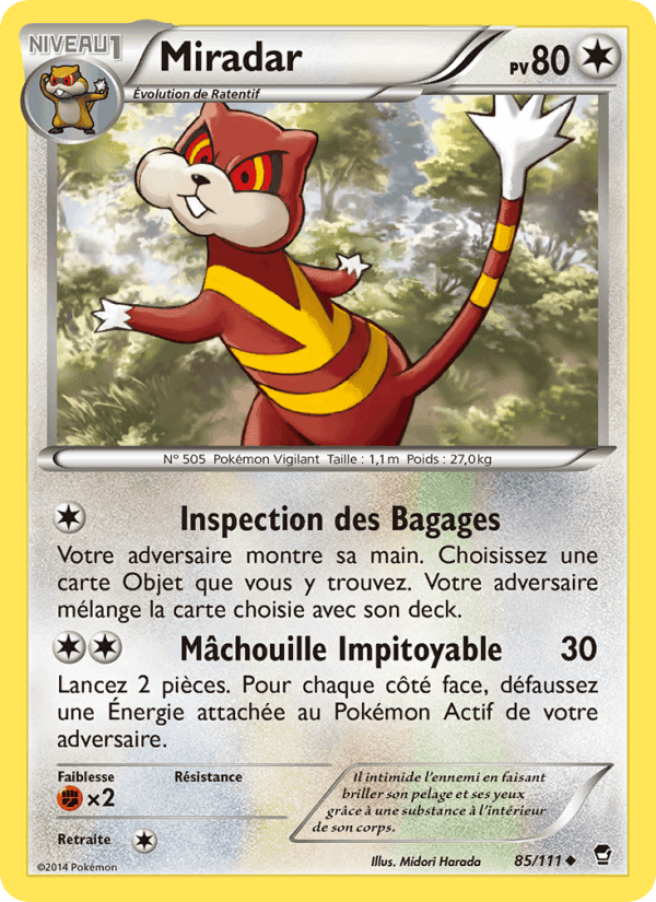 Miradar, carte 85 de Poings Furieux