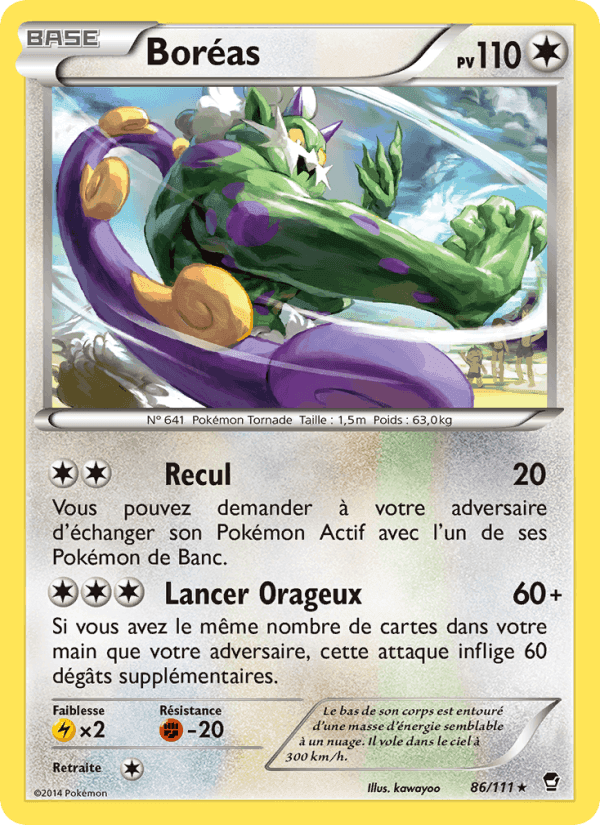 Boréas, card 86 from Poings Furieux