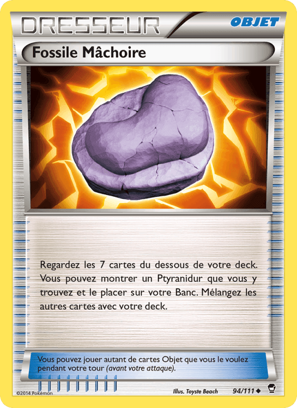 Fossile Mâchoire, carta 94 de Poings Furieux