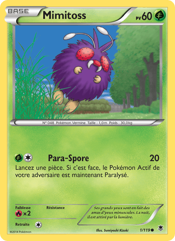 Mimitoss, carte 1 de Vigueur Spectrale
