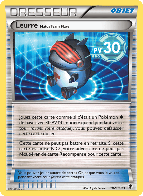Leurre Matos Team Flare, carte 102 de Vigueur Spectrale